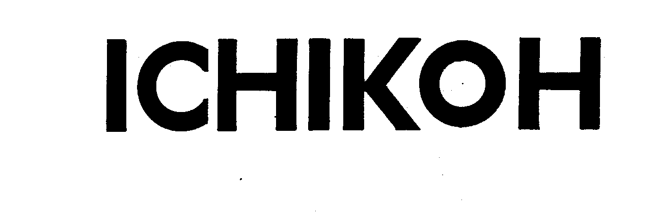Trademark Logo ICHIKOH
