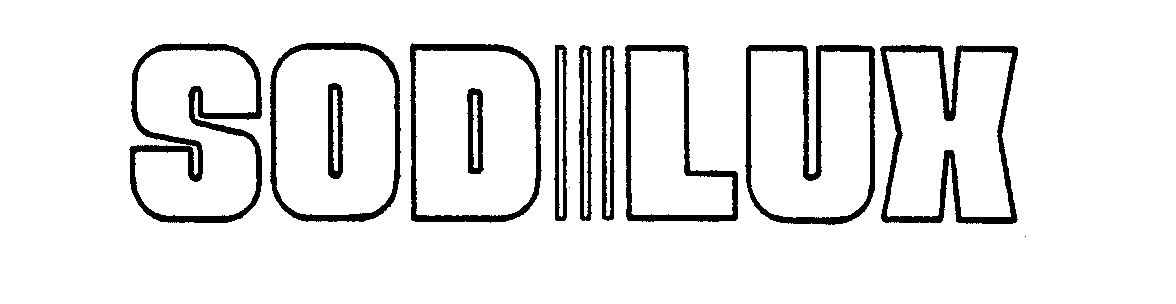 Trademark Logo SODILUX