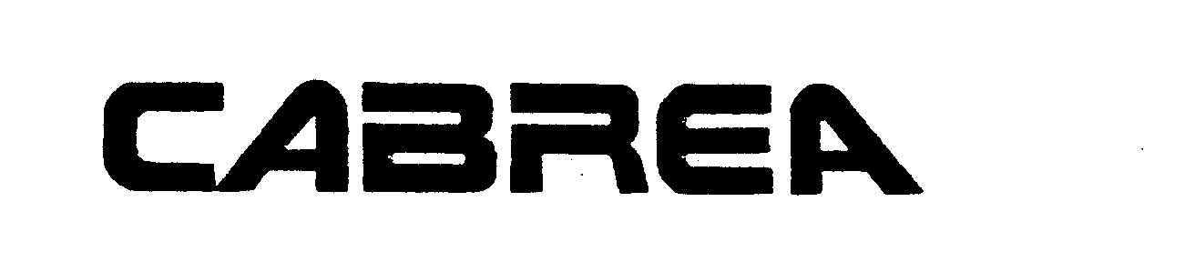 Trademark Logo CABREA