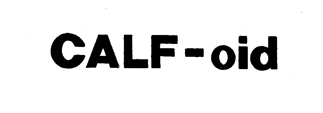 Trademark Logo CALF-OID