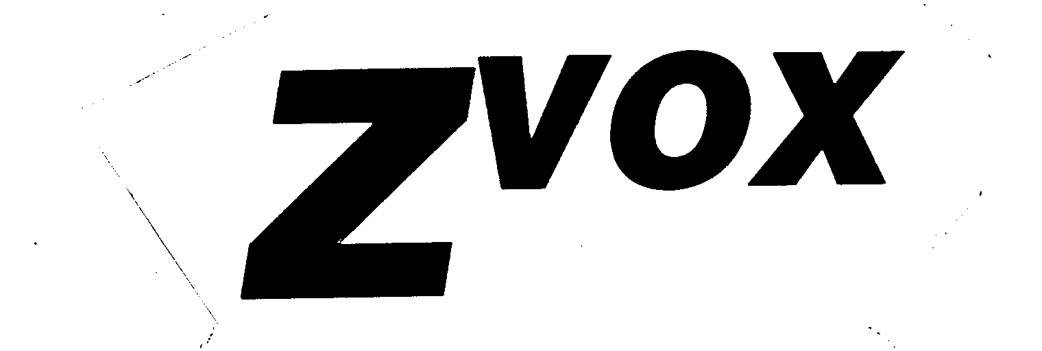 Trademark Logo ZVOX