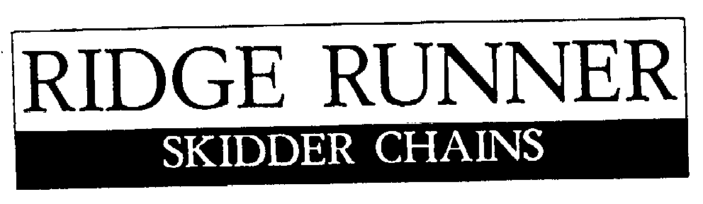  RIDGE RUNNER SKIDDER CHAINS