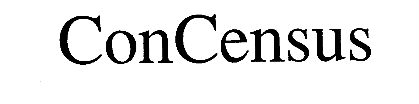 Trademark Logo CONCENSUS