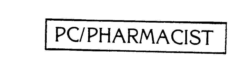 Trademark Logo PC/PHARMACIST