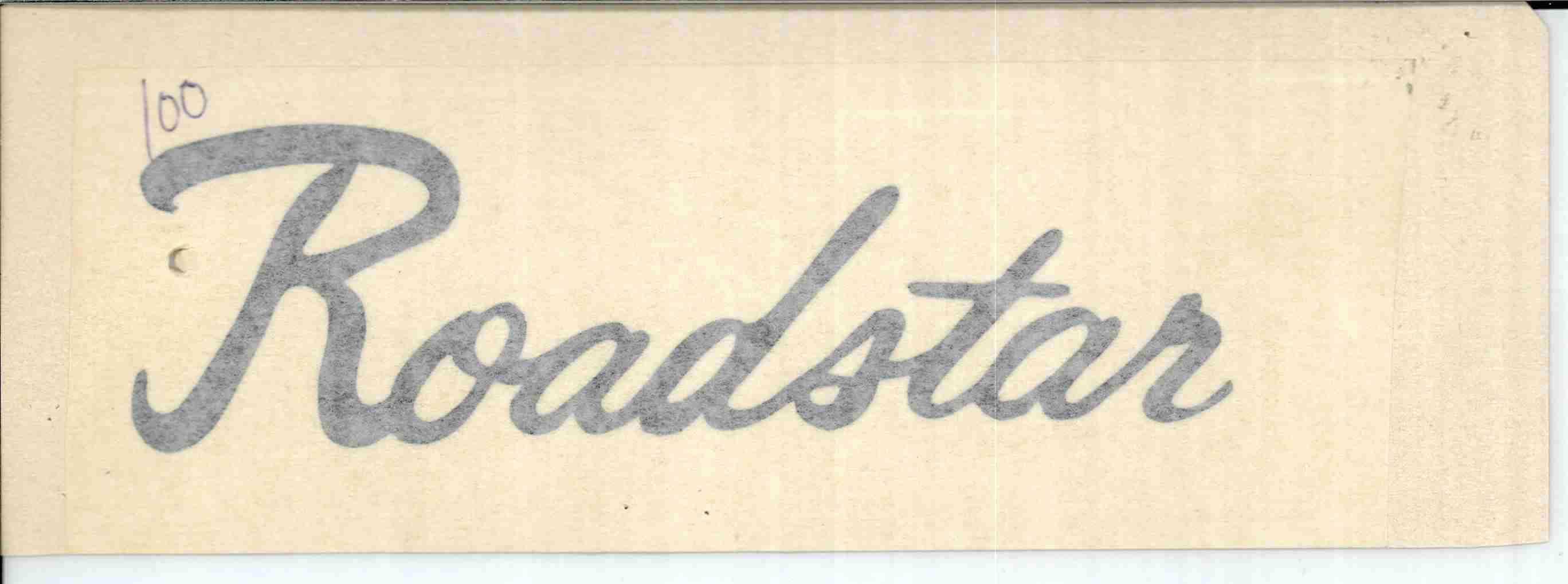 Trademark Logo ROADSTAR