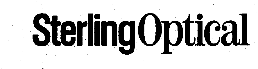 Trademark Logo STERLING OPTICAL