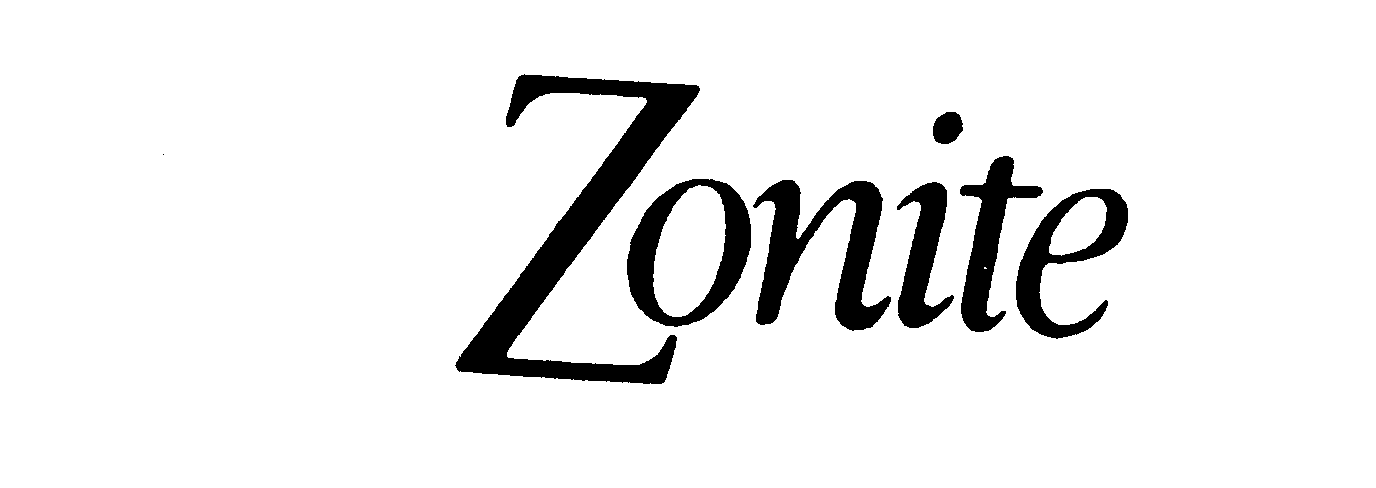 Trademark Logo ZONITE