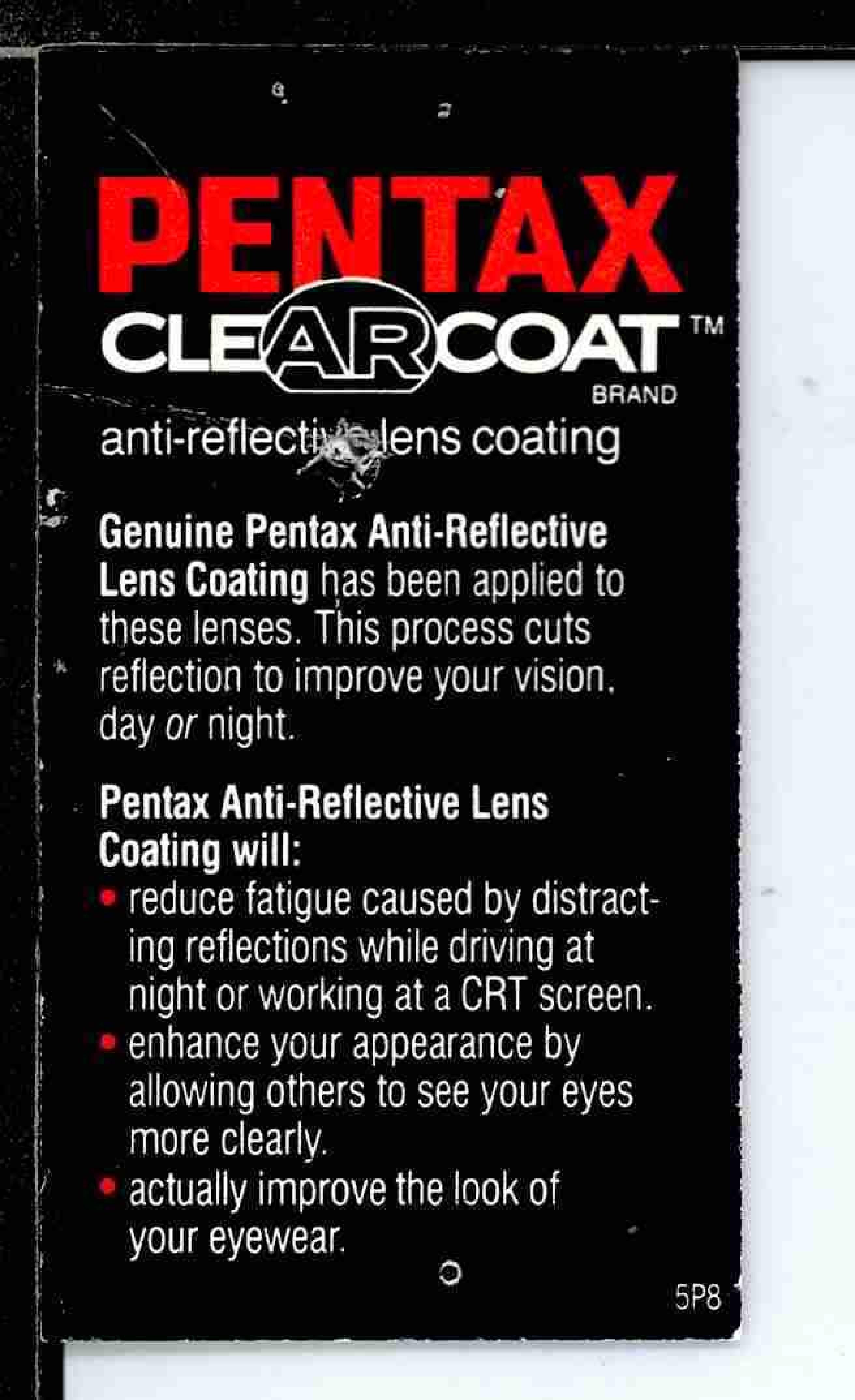  PENTAX CLEARCOAT