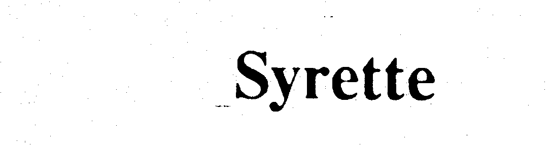 Trademark Logo SYRETTE