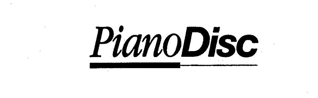 Trademark Logo PIANODISC