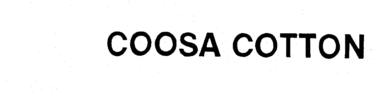 Trademark Logo COOSA COTTON