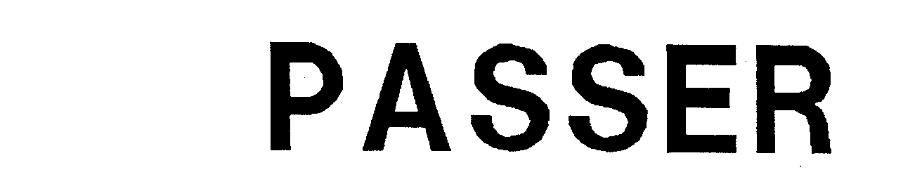 Trademark Logo PASSER