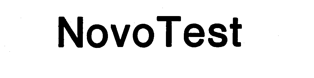 Trademark Logo NOVO TEST