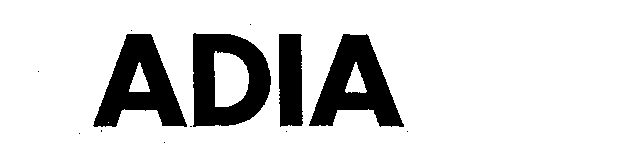 Trademark Logo ADIA