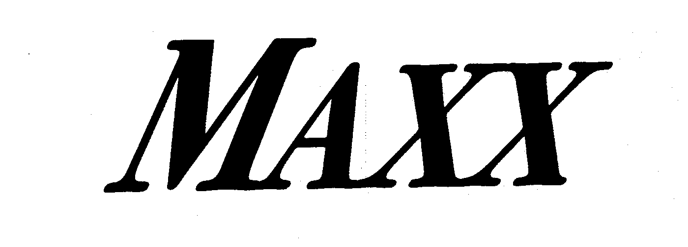 Trademark Logo MAXX