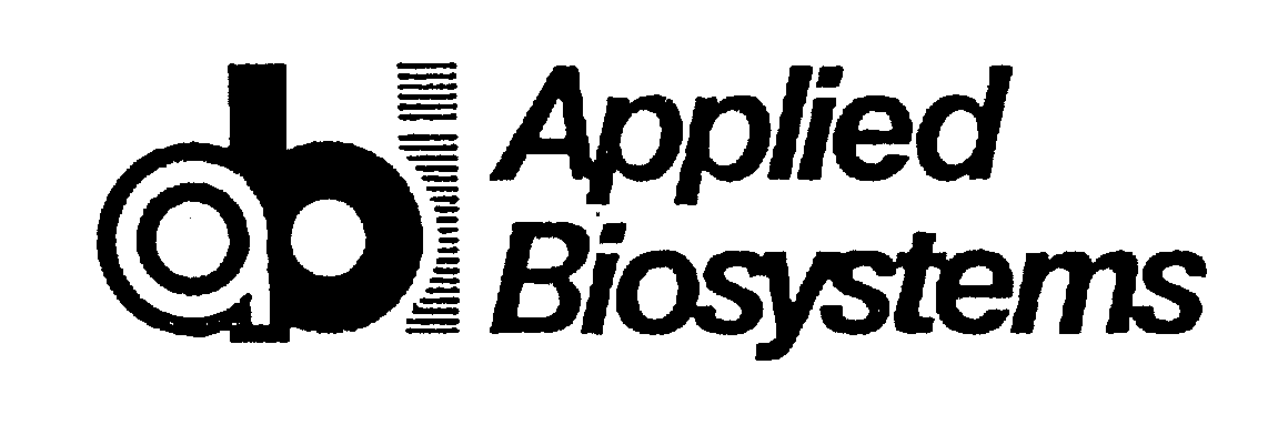 Trademark Logo ABI APPLIED BIOSYSTEMS