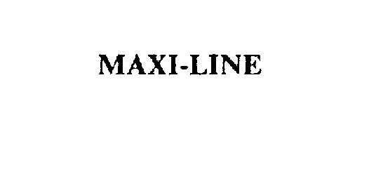 Trademark Logo MAXI-LINE