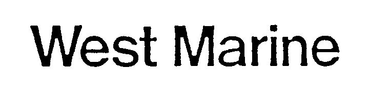 Trademark Logo WEST MARINE
