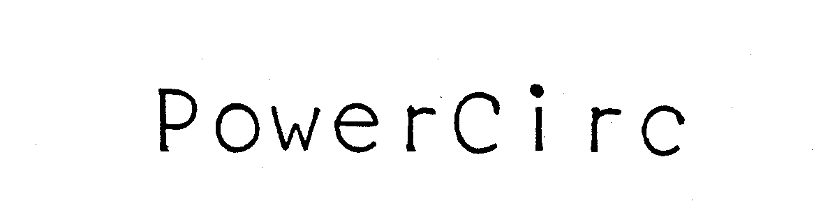 Trademark Logo POWERCIRC
