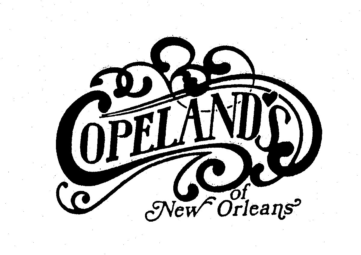  COPELAND'S OF NEW ORLEANS