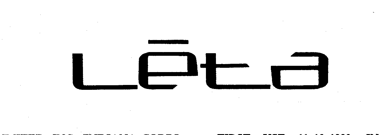 Trademark Logo LETA