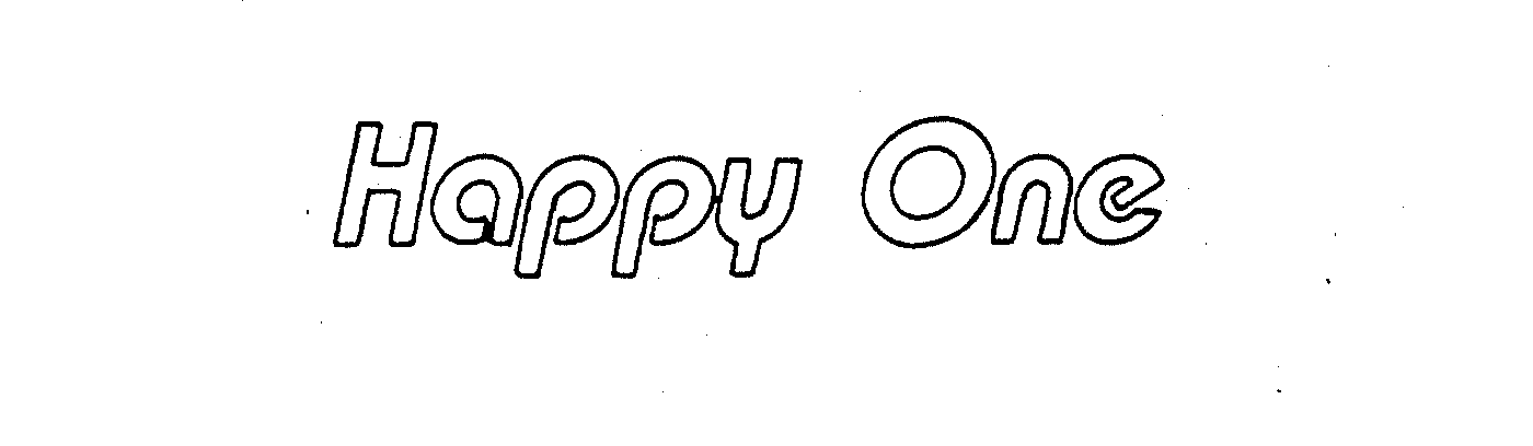 Trademark Logo HAPPY ONE