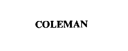  COLEMAN