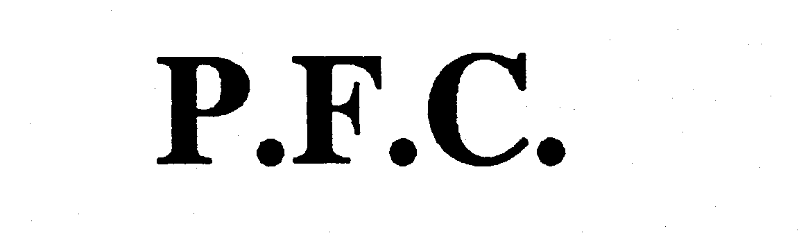 Trademark Logo P.F.C.