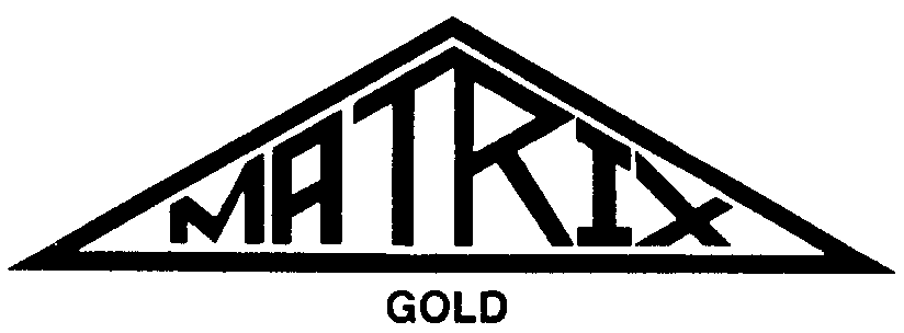 Trademark Logo MATRIX GOLD