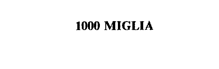  1000 MIGLIA