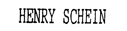Trademark Logo HENRY SCHEIN