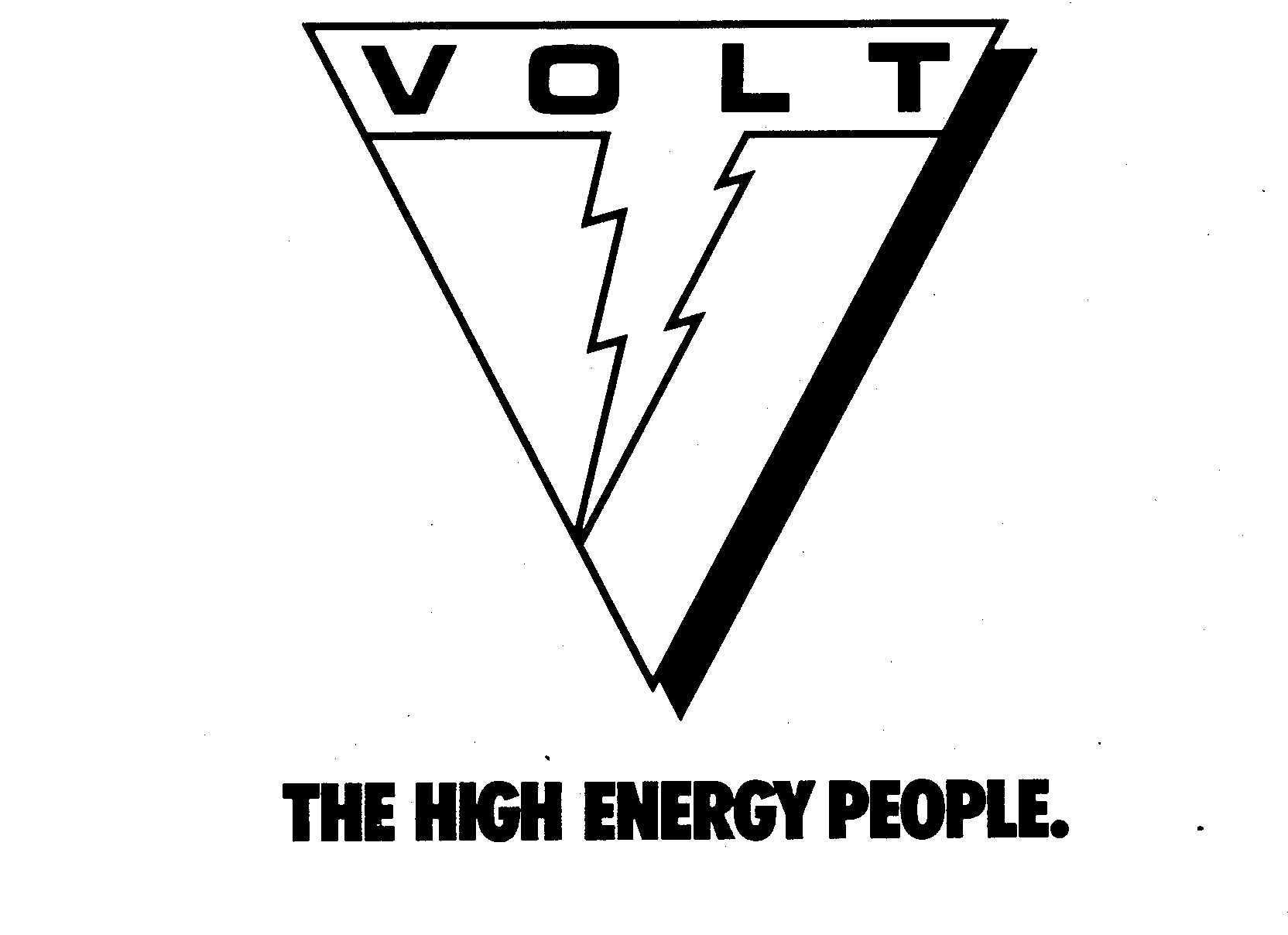 Trademark Logo VOLT THE HIGH ENERGY PEOPLE.