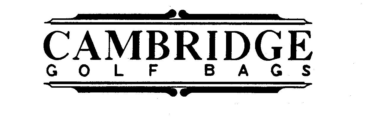 Trademark Logo CAMBRIDGE GOLF BAGS