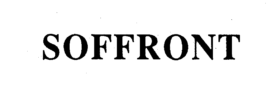 Trademark Logo SOFFRONT
