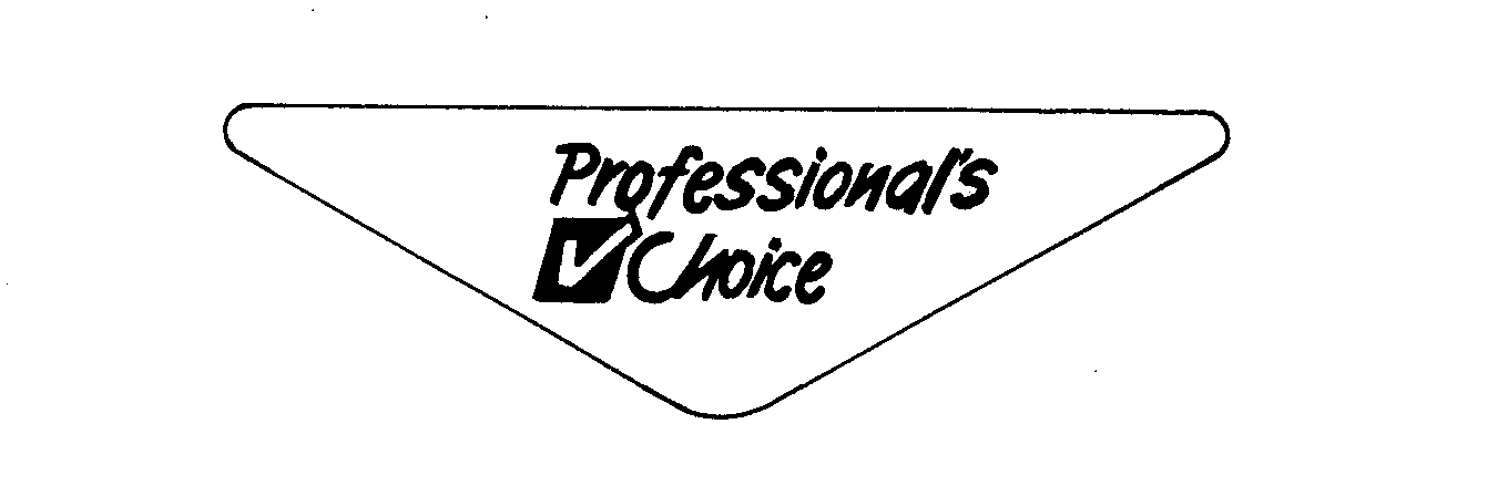  PROFESSIONAL'S CHOICE