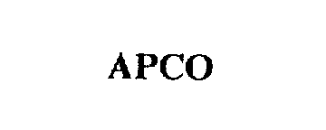 Trademark Logo APCO