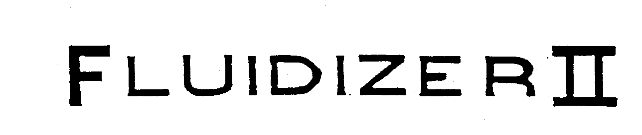 Trademark Logo FLUIDIZER II