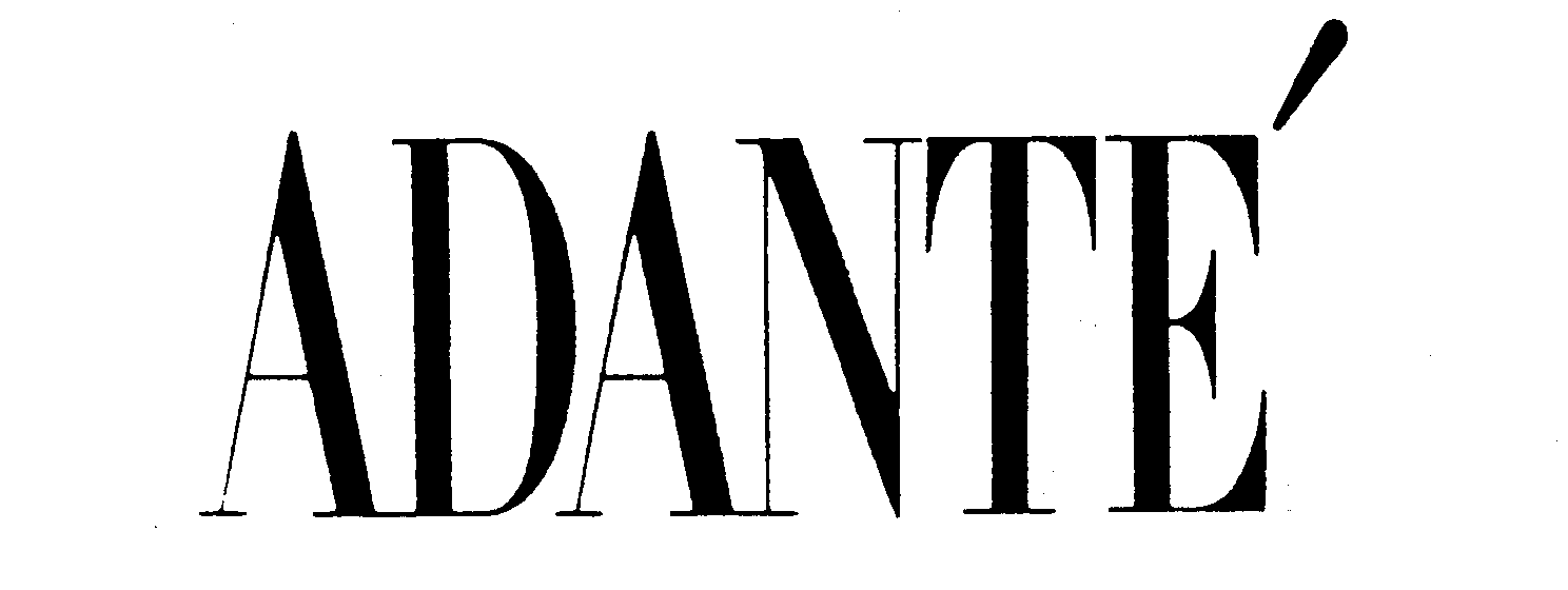 Trademark Logo ADANTE