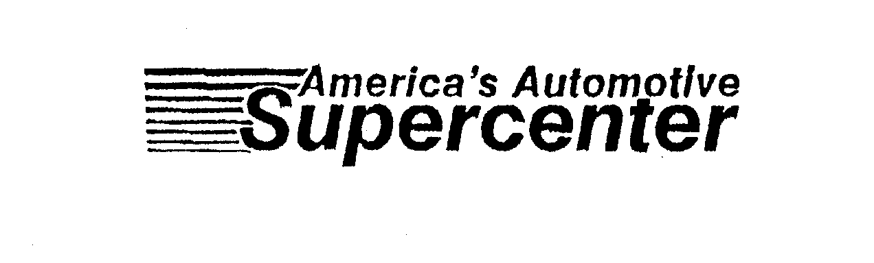  AMERICA'S AUTOMOTIVE SUPERCENTER