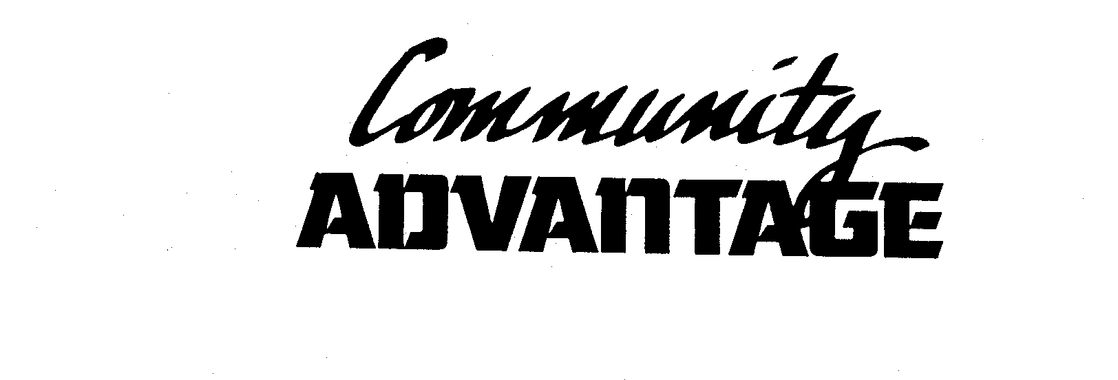 Trademark Logo COMMUNITY ADVANTAGE