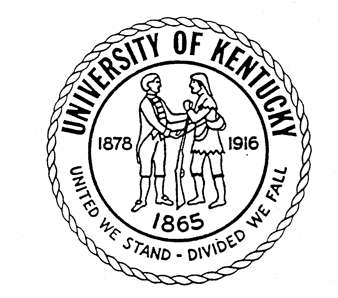  UNIVERSITY OF KENTUCKY 1878-1916 UNITED WE STAND DIVIDED WE FALL 1865