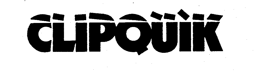 Trademark Logo CLIPQUIK