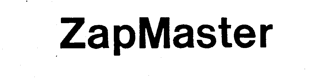 Trademark Logo ZAPMASTER