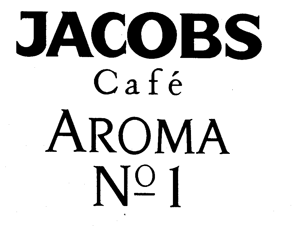 Trademark Logo JACOBS CAFE AROMA NO 1
