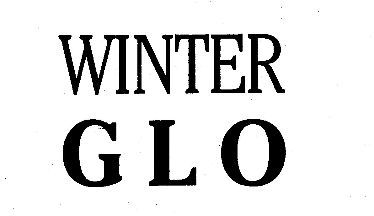 Trademark Logo WINTER GLO
