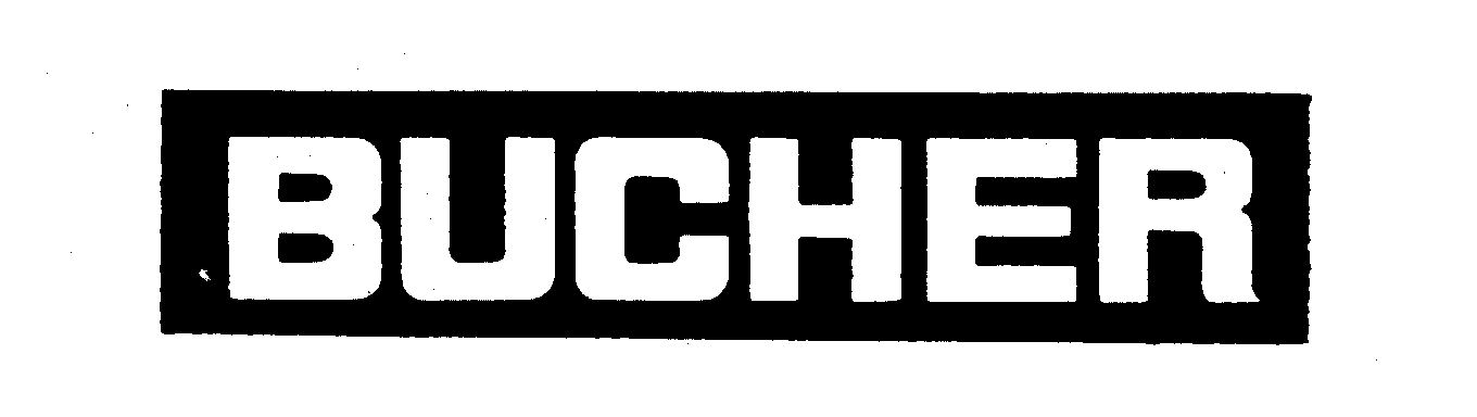 Trademark Logo BUCHER