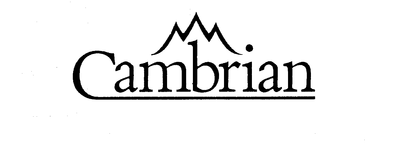 Trademark Logo CAMBRIAN