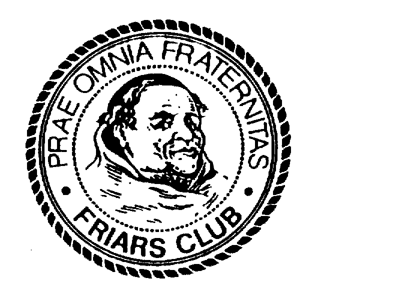 Trademark Logo PRAE OMNIA FRATERNITAS FRIARS CLUB