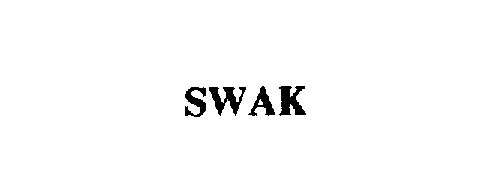 Trademark Logo SWAK