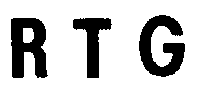 Trademark Logo RTG